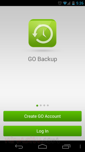 GoBackup Backup Contatti, SMS e Applicazioni su Android con Go Backup
