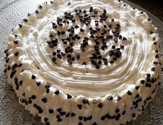 TORTA PANNA CREMA E CIOCCOLATO IN MERINGATA