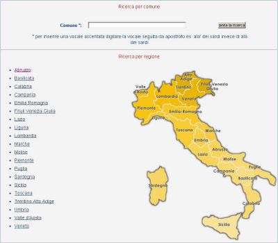 Tutte le aliquote addizionali comunali Irpef 2012