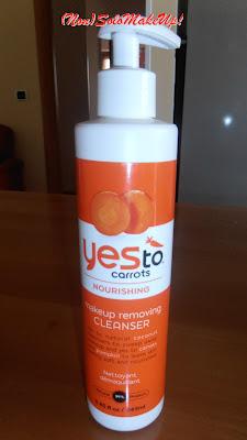 Yes to carrots: Makeup removing Cleanser
