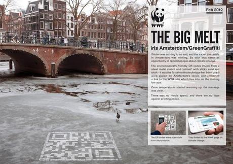 Il QR Code sul ghiaccio di WWF