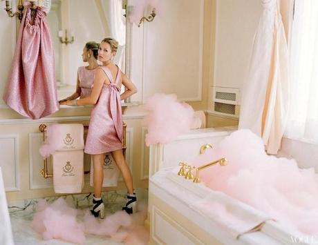 Kate Moss at the Ritz Paris  (Vogue US 2012)