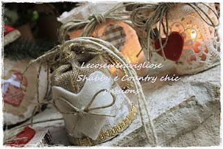 Natale shabby chic e atmosfere