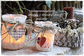 Natale shabby chic e atmosfere