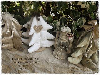 Country chic Natale alberi e dintorni