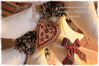 Country chic Natale alberi e dintorni