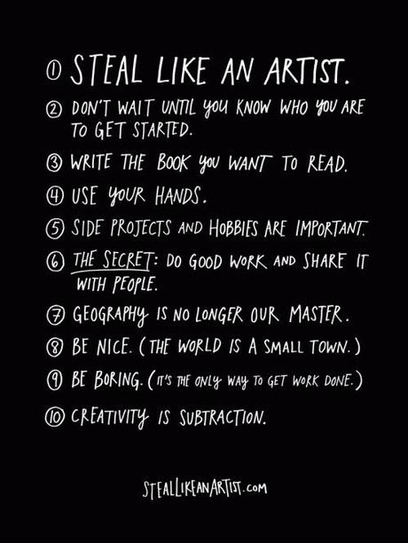 Steal like an artist, di Austin Kleon