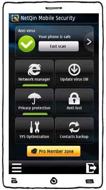 Antivirus NetQin Mobile Security v5.00(62) Symbian^3, Anna, Belle – Download