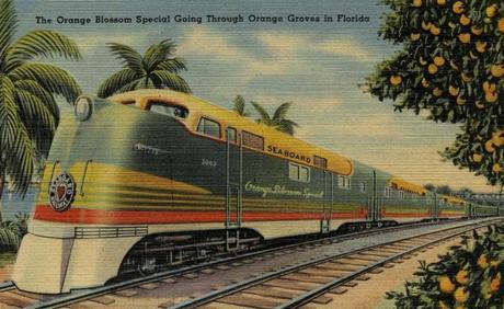 Un treno..verso gli aranceti.. in Florida..