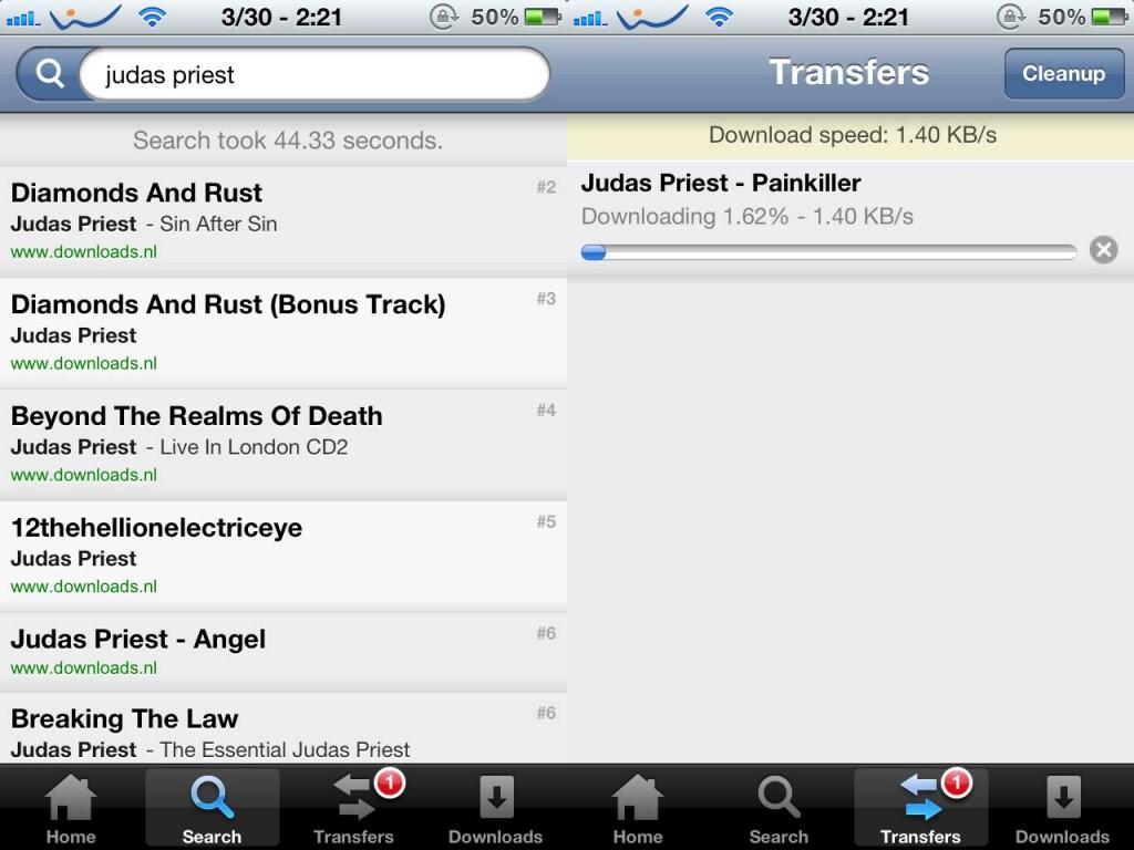 Cydia App: MewSeek, il miglior client per scaricare musica