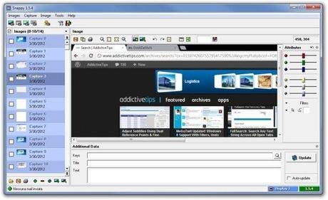 Snappy 1.5 Catturare screenshot e schermate con Windows, 5 ottimi programmi