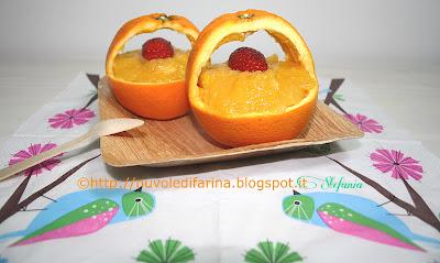 Cestini di crema alle arance Ribera senza uova, latte e burro Cestini di crema alle arance Ribera senza uova, latte e burro