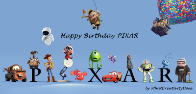Happy Birthday Pixar