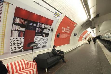 Ikea arreda le metropolitane di Parigi