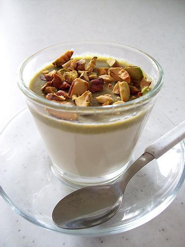 Panna cotta alla crema di pistacchi Panna cotta alla crema di pistacchi