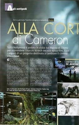 Tutto su Avatar il Film!!!! La rivista Ciak di Piera Detassis su Serialtvandcinema!!!