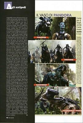 Tutto su Avatar il Film!!!! La rivista Ciak di Piera Detassis su Serialtvandcinema!!!