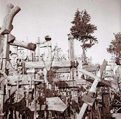 Siaulai, Lithuania: hill of crosses