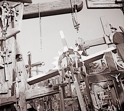 Siaulai, Lithuania: hill of crosses