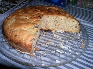 Torta di mele e frutta secca