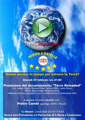 Amici Beppe Grillo Firenze: Giovedì 25 Serata a 5 Stelle
