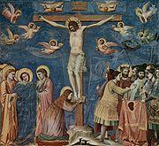 La crocefissione di gesu' di Giotto