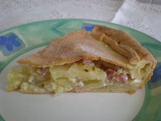 Torta farcita alle patate