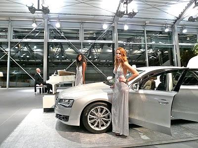 Noir et Blanc MADI alla presentazione della nuova Audi A8 e fino al 20 maggio nello spazio Arte Hangar Audi: