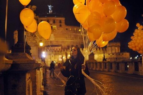 Guerrilla Marketing per easyJet: Roma diventa arancione