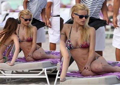 LA BELLISSIMA HUNZIKER FOTOGRAFATA A MIAMI IN BIKINI