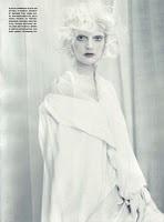 A WHITE STORY... Vogue Italia April 2010 by Paolo Roversi with Sasha Pivovarova & Guinevere van Seenus