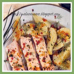 Salmone al pepe rosa e finocchi