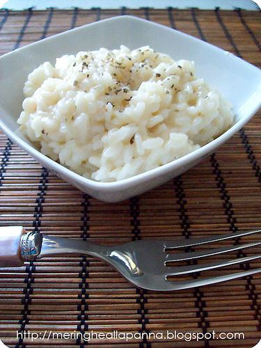 Risotto, Parmigiano e zenzero