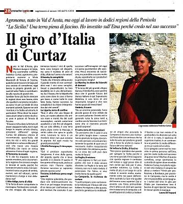L'Etna oblige: Tenuta di Fessina al Vinitaly 2010. L'intervista a Federico Curtaz su Cronache di gusto