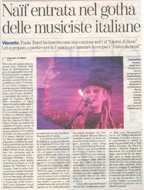 Nel gotha delle musiciste italiane