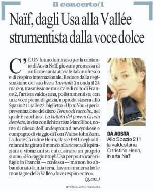 Nel gotha delle musiciste italiane