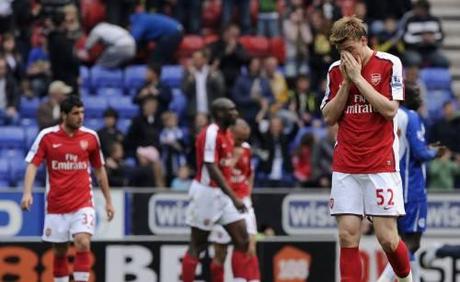 Arsenal ko col Wigan: addio ai sogni scudetto