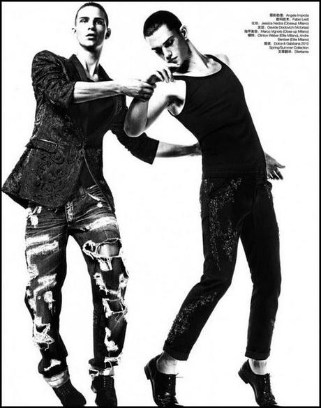 Lo Special 20 anni Uomo Dolce & Gabbana su Vogue Homme Cina