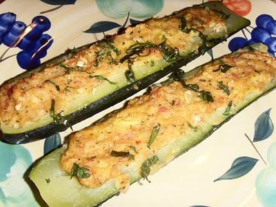 BARCHETTE DI ZUCCHINE AL PROSCIUTTO