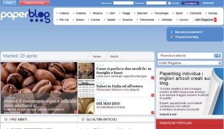 paper blog - arriva il nuovo social media partecipativo