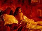 Raccolta immagini realizzate pittura olio tema sensualità femminile