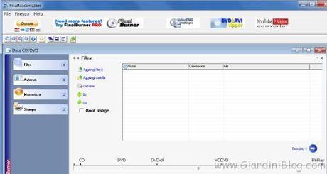 programma masterizzare cd dvd