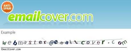 emailcover - la soluzione antispam che trasforma la tua e-mail in un’immagine CAPTCHA