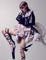 TOUGH BALLERINA... Freja Beha Erichsen by Craig McDean for Interview April 2010