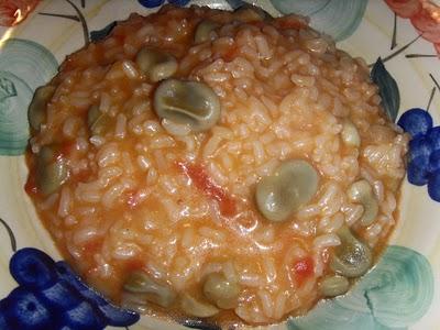 RISOTTO CON LE FAVE FRESCHE