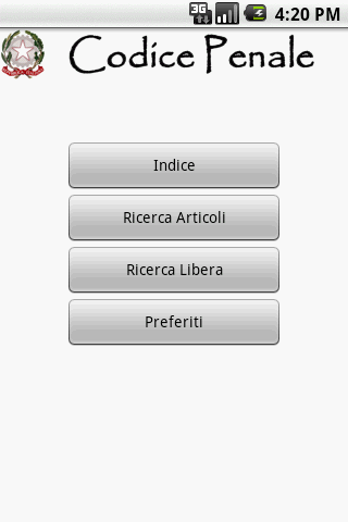 Codici e Leggi Italiane: disponibile il programma per Android