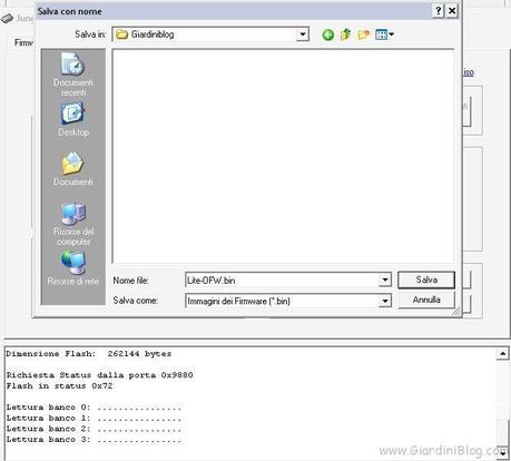 salvare firmware LiteOFW