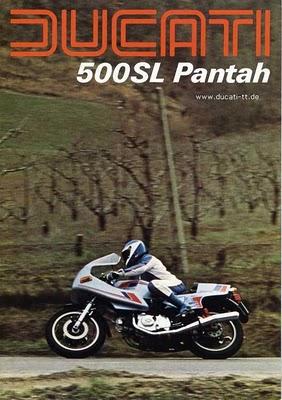 Vintage Brochures: Ducati Pantah 500 SL 1979-1980-1981