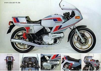 Vintage Brochures: Ducati Pantah 500 SL 1979-1980-1981