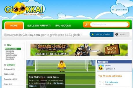 Giokka: oltre 6123 giochi gratis per te